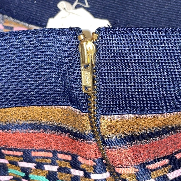 EUC Anthropologie Nomad Morgan Carper Printed Mini Skirt Size 6 - Picture 3 of 9